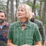 Anne’s green striped shirt on The Four Seasons