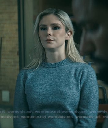 Annie’s blue sweater on The Boys