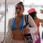 Ashley’s white pointelle knit cardigan on The Real Housewives of Rhode Island