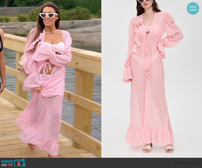 Banahot Remora Cover Up worn by Alicia Carmody on The Real Housewives of Rhode Island