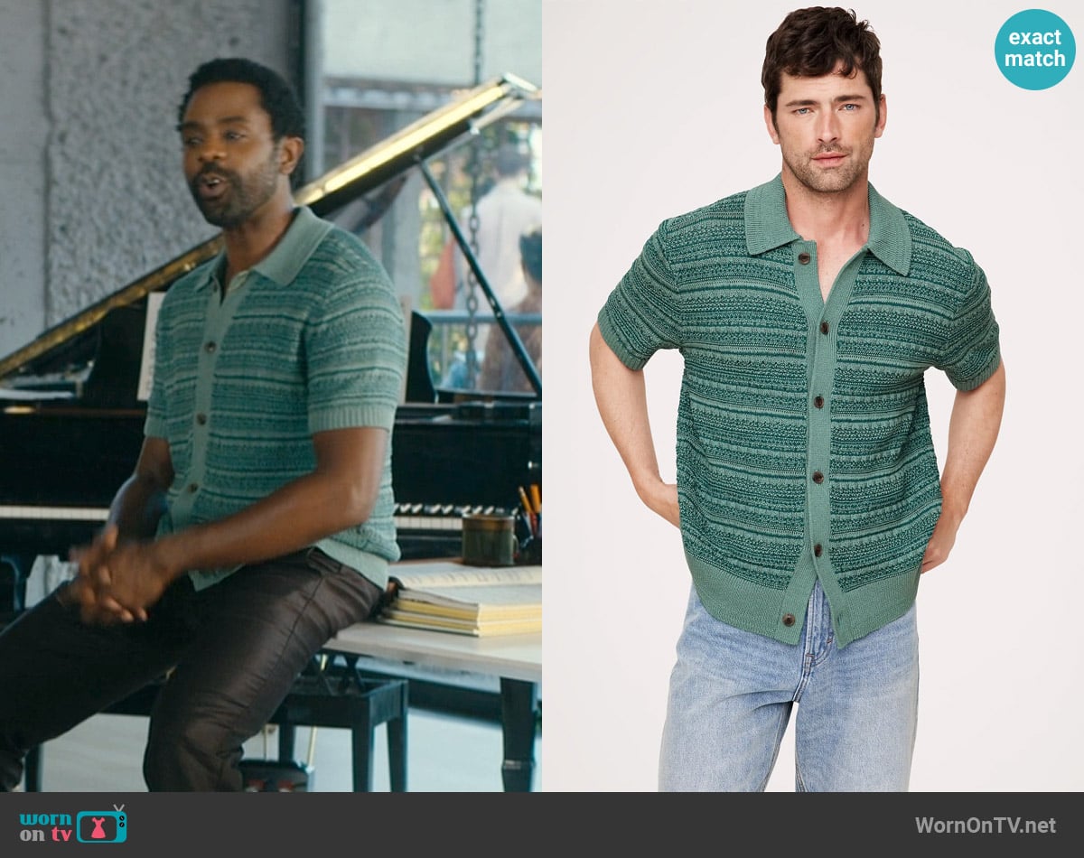 Banana Republic Artisanal Cotton Resort Shirt worn by Daveed (Brandon Scott) on Off Campus