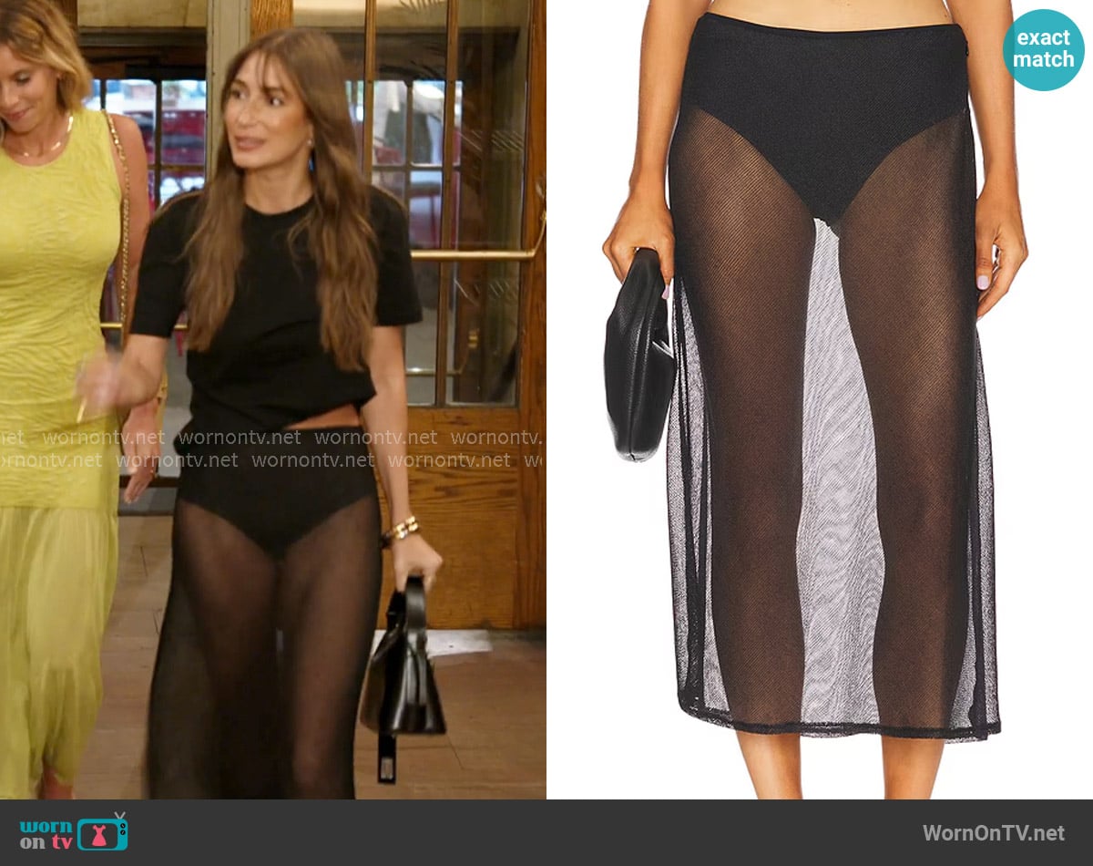 Bella Venice Lily Skirt worn by Amanda Batula on In The City