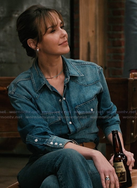 Belle’s denim shirt on Marshals
