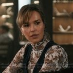 Belle’s floral turtleneck top on Marshals