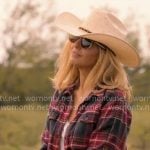 Beth’s flannel shirt on Dutton Ranch