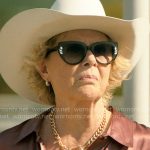 Beulah’s crystal embellished sungalsses on Dutton Ranch