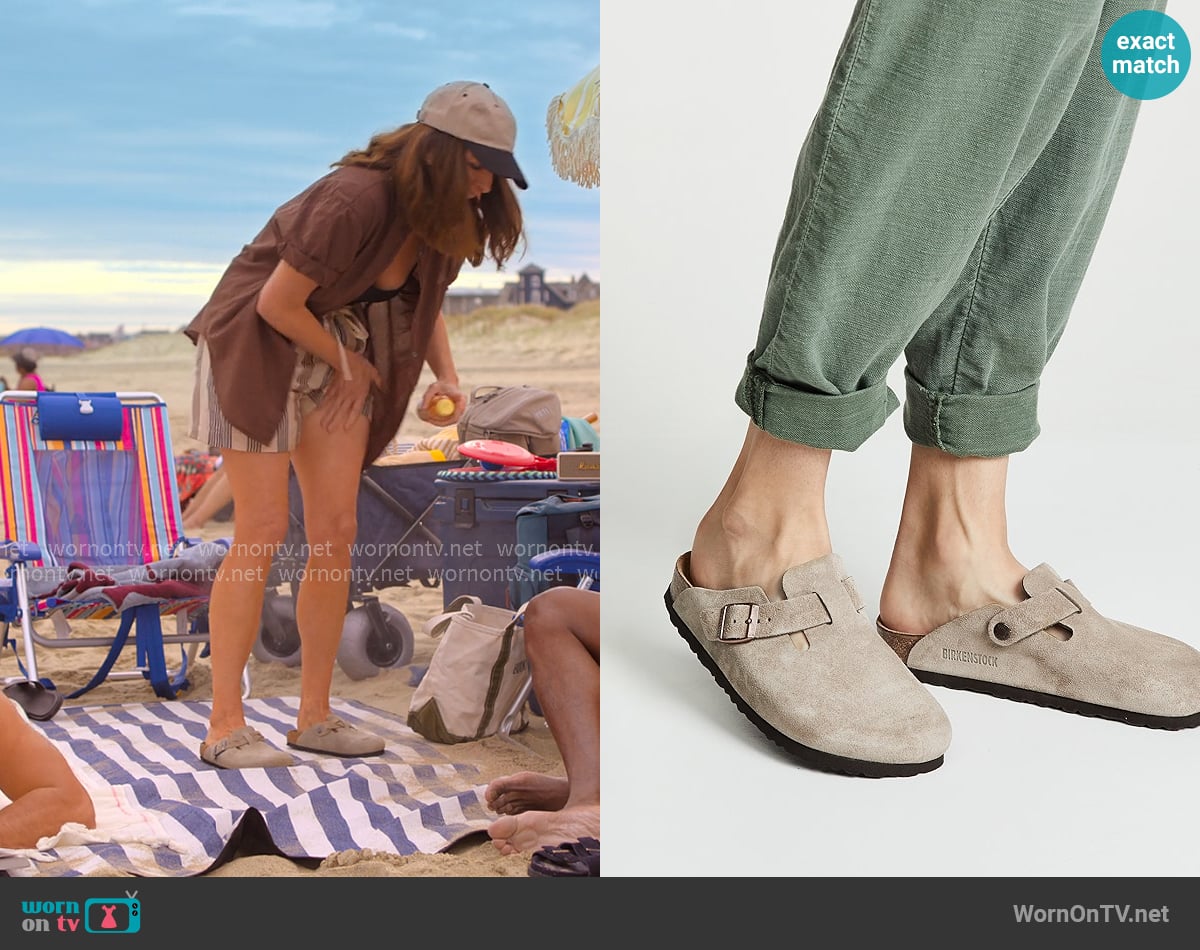 Birkenstock Boston Soft Footbed Clogs worn by Kate (Tina Fey) on The Four Seasons