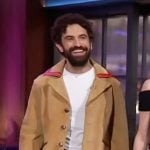Brandon Uranowitz's suede embroidered jacket on The Kelly Clarkson Show