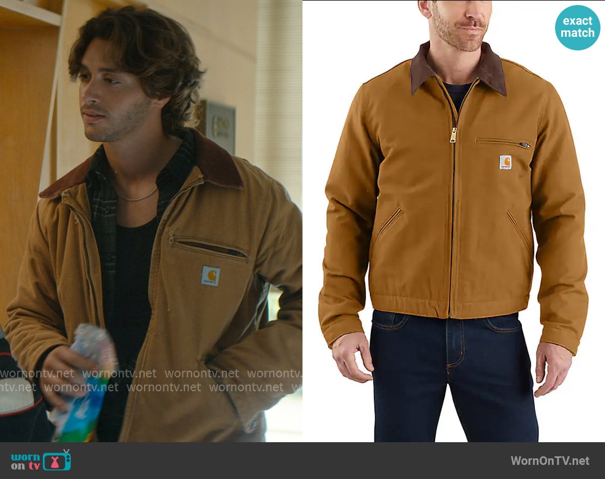 Carhartt Iconic J01 Duck Detroit Jacket worn by John Logan (Antonio Cipriano) on Off Campus