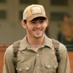 Carter’s khaki button down shirt on Dutton Ranch