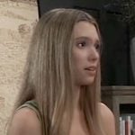 Charlotte’s green tank top and jeans on General Hospital