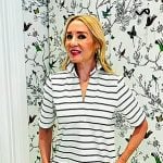Chassie’s whtie striped polo dress on Today