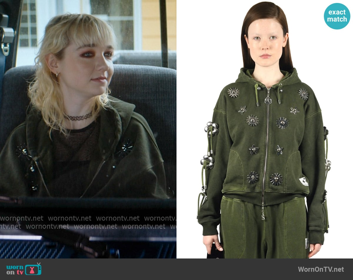 Chopova Lowena Dallas Hoodie worn by Jules Logan (Julia Sarah Stone) on Off Campus