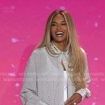 Ciara's grey rhinestone shirt on Today