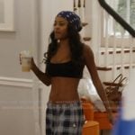 Ciara’s plaid pants on Summer House