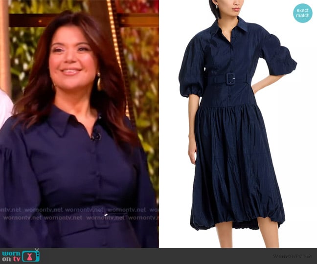 Cinq a Sept Daliah Dress worn by Ana Navarro on The View