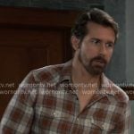 Cody’s plaid shirt on General Hospital