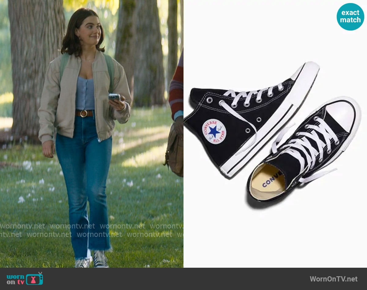 Converse Chuck Taylor All Star High Top Sneakers worn by Hannah Wells (Ella Bright) on Off Campus