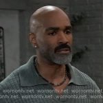 Curtis’s green polo sweater on General Hospital