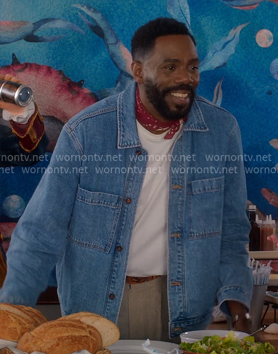 Danny’s denim jacket on The Four Seasons