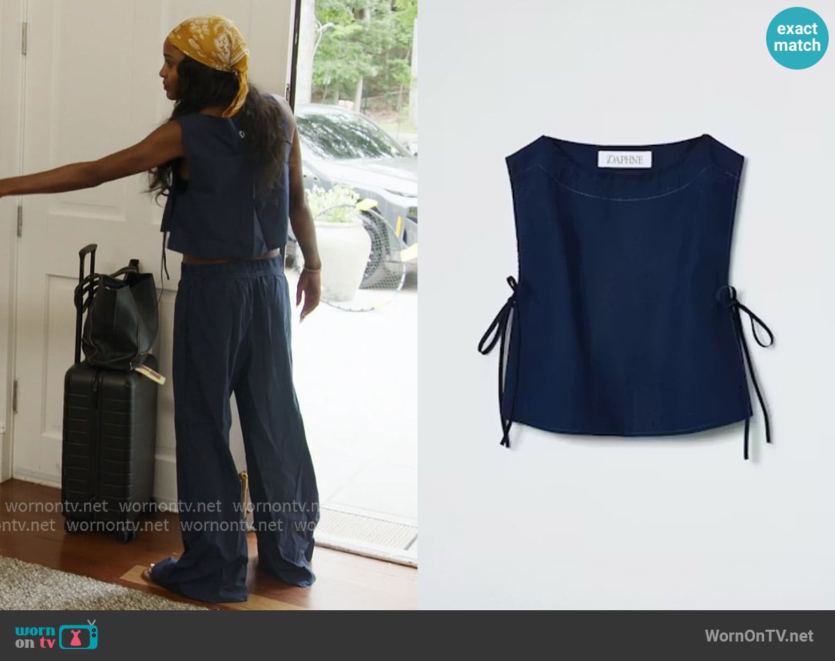 Daphne The Nightcap Top worn by Ciara Miller on Summer House