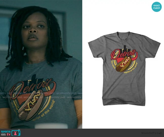 Detroid Shirt Company Mens Detroit Coney T-shirt worn by Sister Sage (Susan Heyward) on The Boys