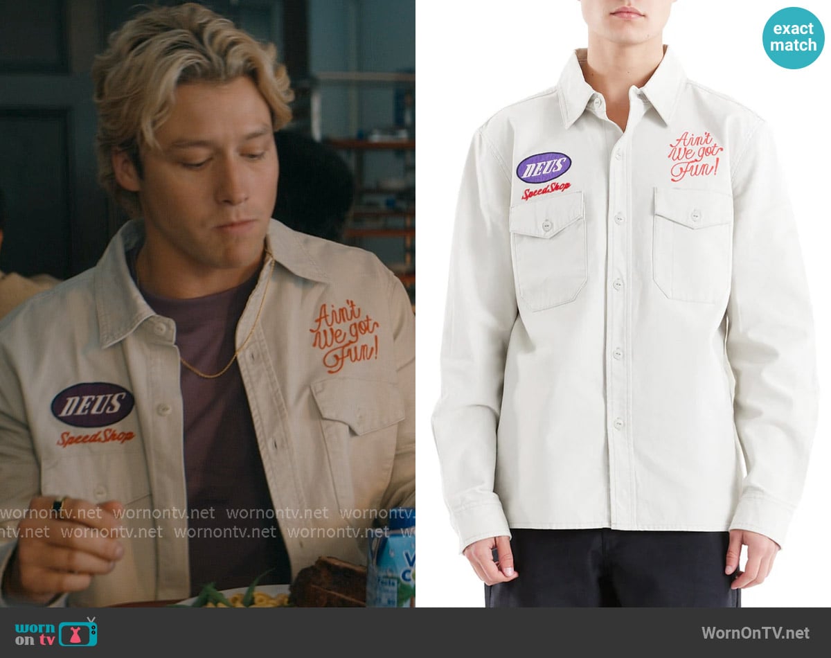 Deus Ex Machina Deus Ex Machina Tin Lizzie Shirt worn by Dean Di Laurentis (Stephen Kalyn) on Off Campus