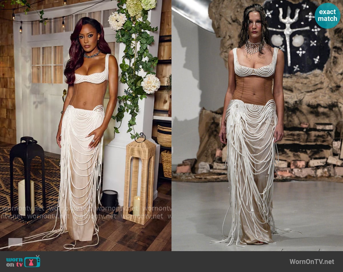 Di Petsa The Archaeology of Self worn by Ciara Miller on Summer House