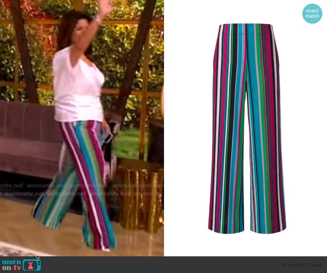 Diane von Furstenberg Alexander Pant worn by Ana Navarro on The View