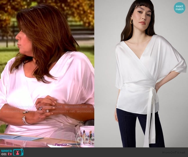 Ana’s striped pants on The View