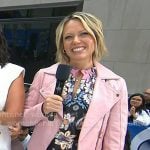 Dylan's pink moto jacket on Today