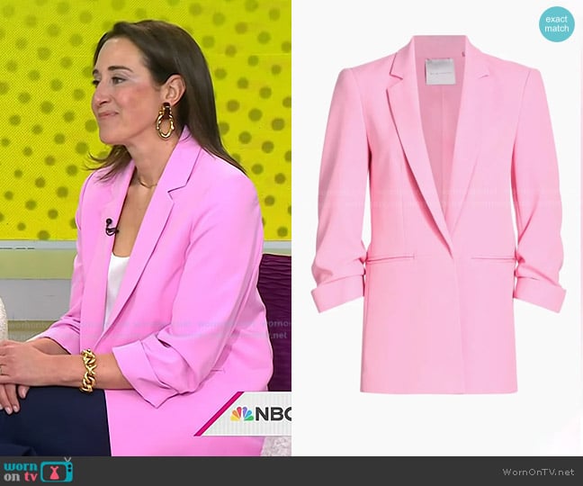 Elie Tahari Open Blazer worn by Vanessa Bennett on Today