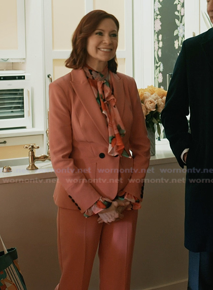 Elsbeth’s pink blazer on Elsbeth