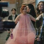 Elsbeth's pink ruffled tulle dress on Elsbeth