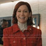 Elsbeth’s red check jacket on Elsbeth
