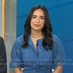 Emilie’s button front denim midi dress on Today