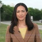 Emilie’s camel wool coat on Today