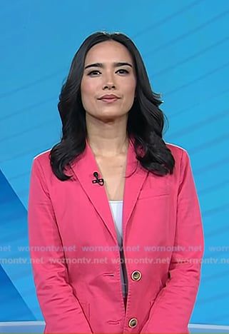 Emilie’s pink blazer on Today
