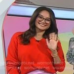 Emma Heming Willis’s pink pleated pants on Today