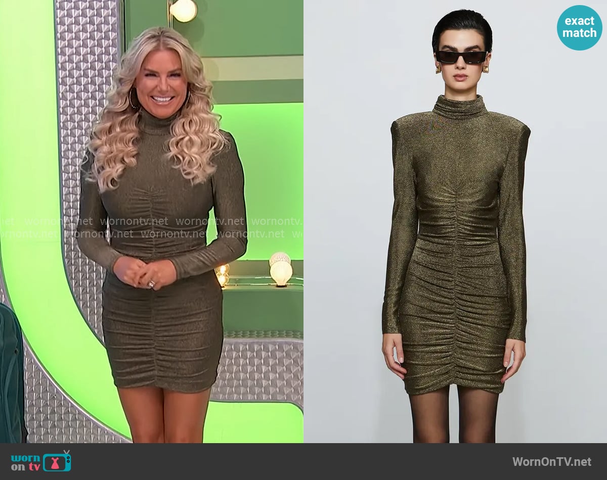 Et Ochs Luna Mini Dress worn by Rachel Reynolds on The Price is Right