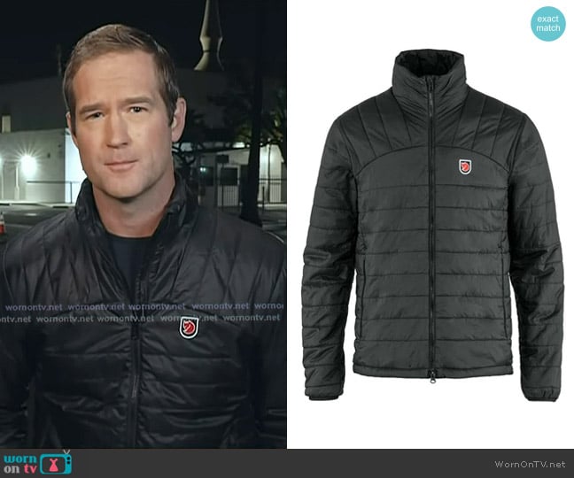 Morgan Chesky’s black padded jacket on Today