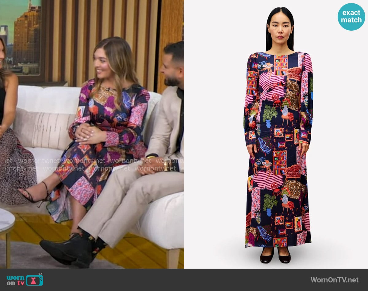 Frnch Cattleya Dress worn by Katie Mangurian on Good Morning America
