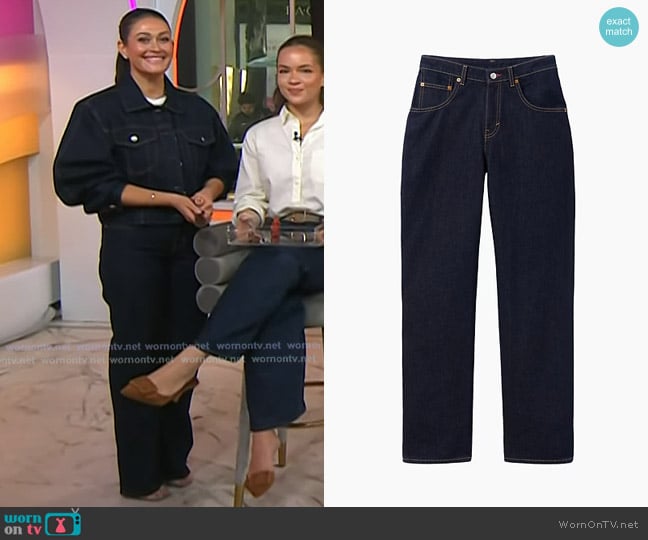 Ashlee Glazer’s dark navy jeans on Today