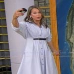 Ginger's belted shirtdress on Good Morning America