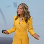 Ginger's yellow blazer dress on Good Morning America