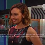 Gwen’s black leather vest on Days of our Lives