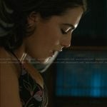 Hannah’s black floral embroidered bra on Off Campus