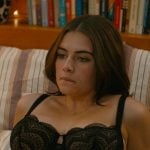 Hannah’s black lace bra on Off Campus