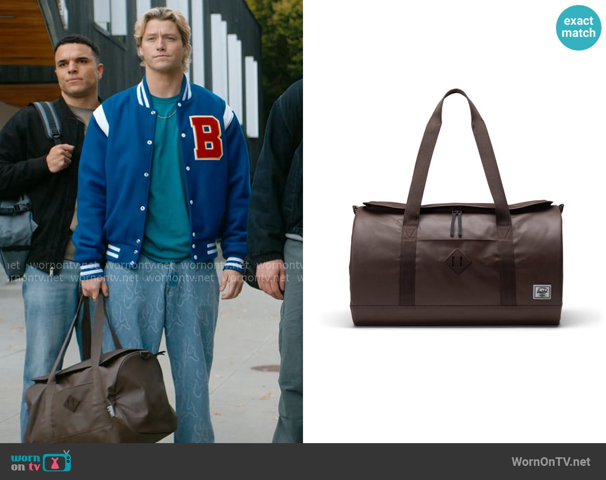 Herschel Supply Co Herschel Heritage Duffle - Weather Resistant worn by Dean Di Laurentis (Stephen Kalyn) on Off Campus