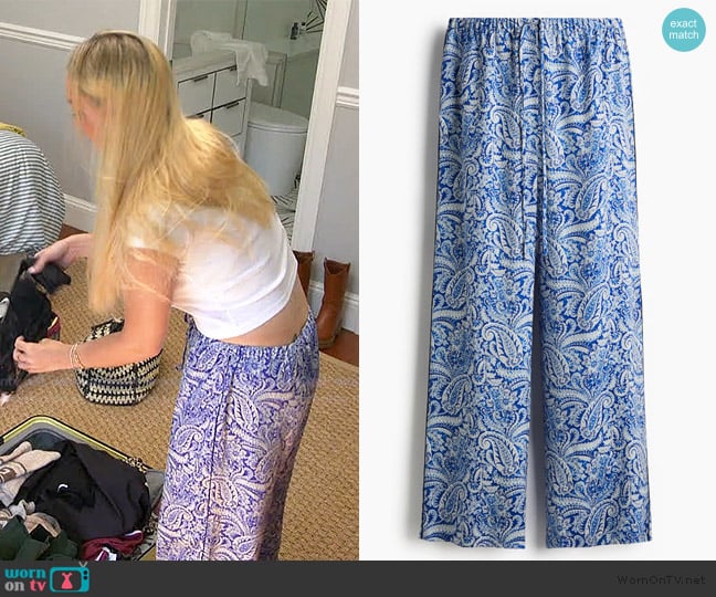 H&M Drawstring Pants worn by Bailey Taylor on Summer House